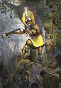 Indian call signal in Amazon by Jean Baptiste Debret