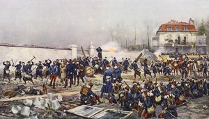 The Defense of Champigny by Jean Baptiste Edouard Detaille