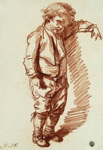 A Little Boy Standing by Jean Baptiste Greuze