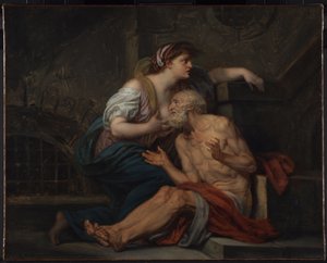 Cimon and Pero: "Roman Charity" by Jean Baptiste Greuze