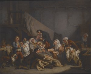 Death of an Old Man by Jean Baptiste Greuze