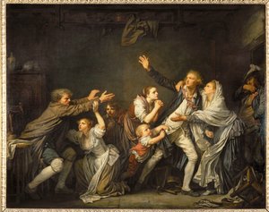 The Paternal Curse by Jean Baptiste Greuze