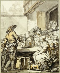 Savoyard with a Dancing Doll by Jean Baptiste Greuze