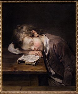 The Little Lazy Boy by Jean Baptiste Greuze