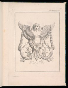 Design for a Sphinx, Book 2, Portfolios of Arabesques Designed by J.B. Huet by Jean Baptiste Huet