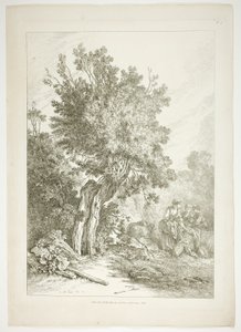 Plate Five of 38 from Oeuvres de J. B. Huet by Jean Baptiste Huet