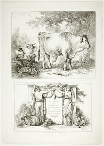 Plate One of 38 from Oeuvres de J. B. Huet