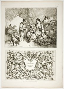 Plate Thirteen of 38 from Oeuvres de J. B. Huet