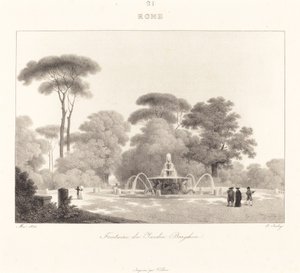 Fountain in Borghese Garden