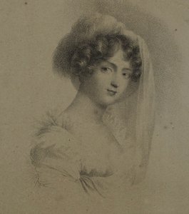 Mme. Horace Vernet by Jean Baptiste Isabey