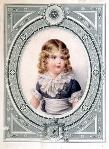 Portrait of the King of Rome (Napoleon II), Son of Emperor Napoleon I (1769-1821) - by Isabey, Early 19th Century by Jean Baptiste Isabey