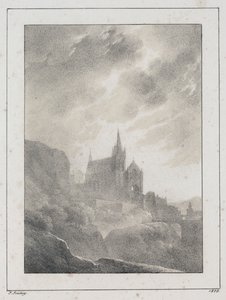 The Cathedral by Jean Baptiste Isabey