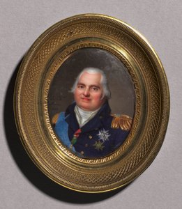 Portrait of Louis XVIII by Jean Baptiste Jacques Augustin