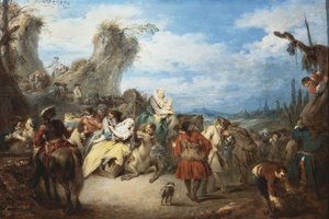 The March of the Troops, Called War by Jean Baptiste Joseph Pater