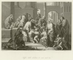 Suffer little children to come unto me by Jean Baptiste Jouvenet