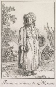 Woman from the Suburbs of Moscow by Jean Baptiste Le Prince