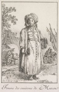 Woman from the Suburbs of Moscow, 1768 by Jean Baptiste Le Prince