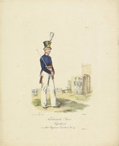 Adjutant of the Swiss Regiment, 1820-1825 by Jean Baptiste Madou