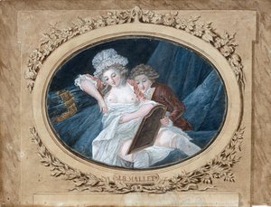 Boudoir scene
