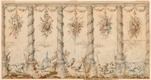 Project for Tapestry Dedicated to Farm Life, 1780–95 by Jean Baptiste Marie Huet