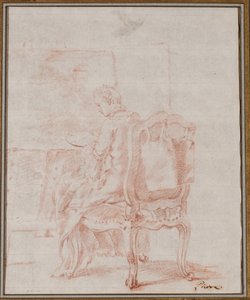 A Woman Painting a Landscape
