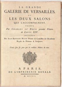 The Grand Gallery of Versailles and Two Accompanying Salons by Jean Baptiste Masse