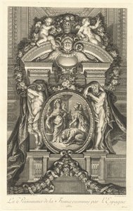 The Preeminence of France Recognized by Spain 1662 [pl. 17] by Jean Baptiste Masse