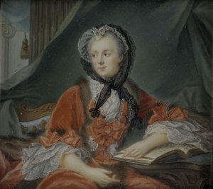 Portrait of Marie Leszczinska, Queen of France (1703-1768) by Jean Baptiste Masse
