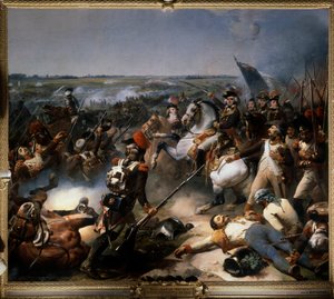 The Battle of Fleurus on June 26 by Jean Baptiste Mauzaisse