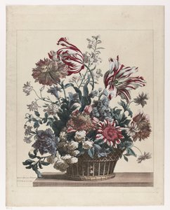 Basket with Flowers by Jean Baptiste Monnoyer