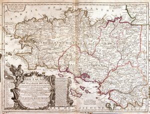 Map of Brittany