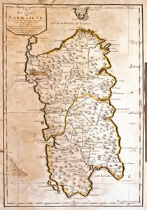 Map of the Kingdom of Sardinia by Jean Baptiste Nolin