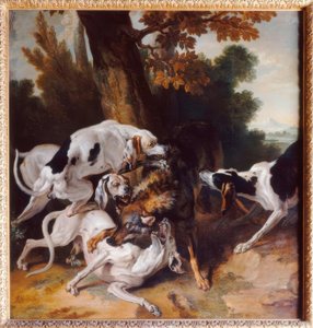 J.-B. Oudry, The Wolf Hunt by Jean Baptiste Oudry