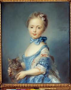 Portrait of the Young Girl with a Cat