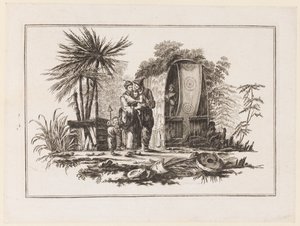 A Family, from "Nouveau Cahier de Six Feuilles De Différents Sujets Chinois Historiés" by Jean Baptiste Pillement