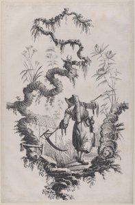 Chinoiserie Ornament Print by Jean Baptiste Pillement