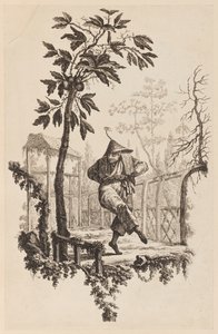 Figure Under Bough by Jean Baptiste Pillement
