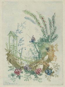 Ornament Design from Nouvelle Suite de Cahiers de Dessins Chinois by Jean Baptiste Pillement