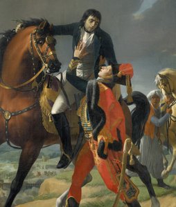Death of General Louis Charles Antoine Desaix at the Battle of Marengo on June 14, 1800 by Jean Baptiste Regnault