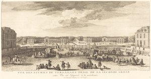 View of the Stables of Versailles Taken from the Second Gate