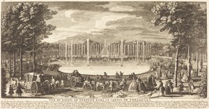 View of the Neptune Basin in the Garden of Versailles