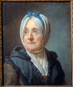 Portrait of Madame Chardin (Francoise Marguerite Pouget) by Jean Baptiste Simeon Chardin