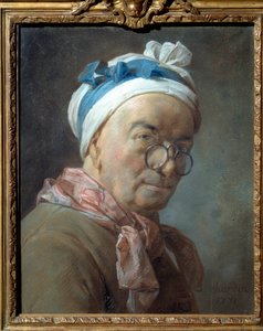 Self-portrait by Jean Baptiste Simeon Chardin