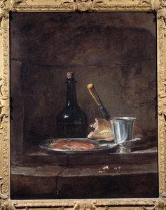 The Preparations for a Lunch, Also Known as The Silver Cup by Jean Baptiste Simeon Chardin