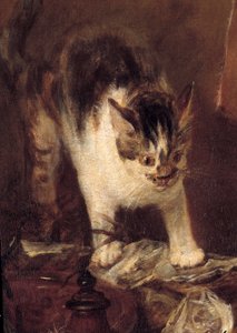 The Still Life Skate of Fish, Oysters, Jug (detail)