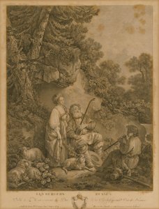 The Russian Shepherds by Jean Baptiste Tillard