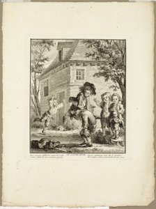 Leap Frog, from The Games of the Urchins of Paris by Jean Baptiste Tilliard I