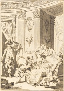 The Confessor Husband by Jean Baptiste Tilliard and Antoine Jean Duclos after Jean Honoré Fragonard