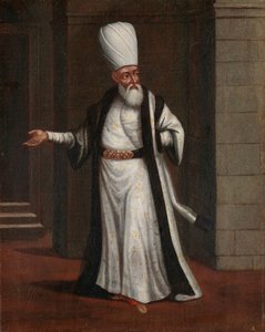 The Janissary Aga, Commander-in-Chief of the Janissaries by Jean Baptiste Vanmour (workshop of)