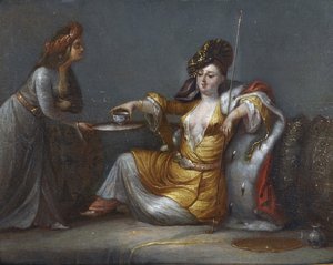 La sultane prenant son cafe (Sultana Taking Coffee)